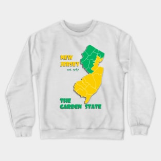 New Jersey The Garden State Crewneck Sweatshirt